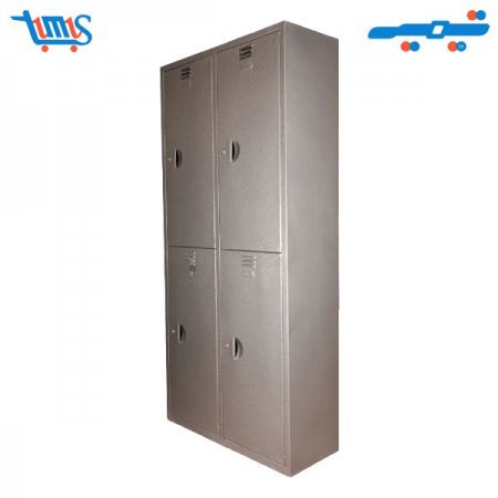کمد فلزی پرسنلی 4 درب رنگ چکشی